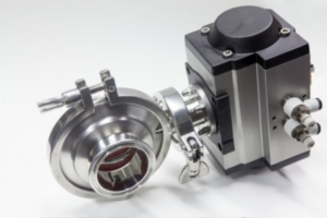 Sistema de travamento tipo baioneta Sterivalves para conexão rápida em transferência farmacêutica de alta contenção
