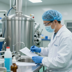 Diagrama de níveis de contenção farmacêutica OEB 1 a 5 com split valves e isoladores para manipulação de HPAPIs em planta multi-produto